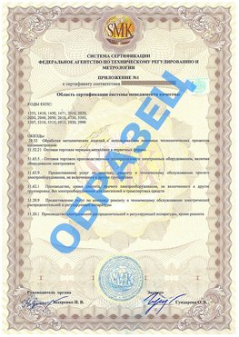 Приложение 1 Кинешма Сертификат ГОСТ РВ 0015-002